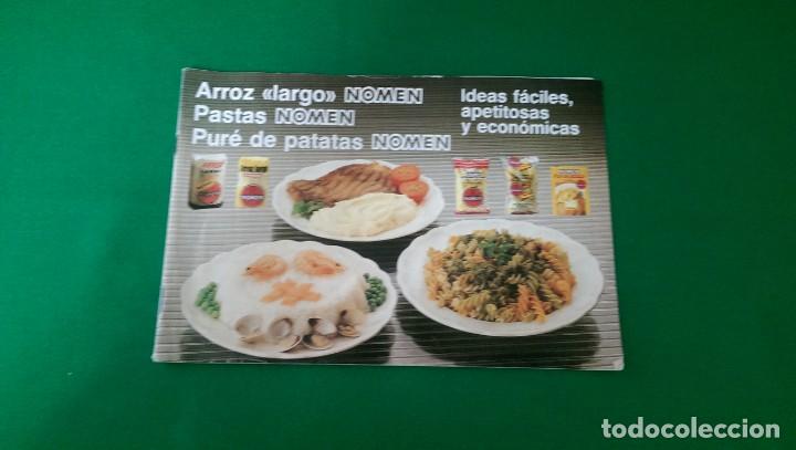 Collectionnisme Papier divers: RECETARIO NOMEN IDEAS F&Aacute;CILES, APETITOSAS Y ECON&Oacute;MICAS