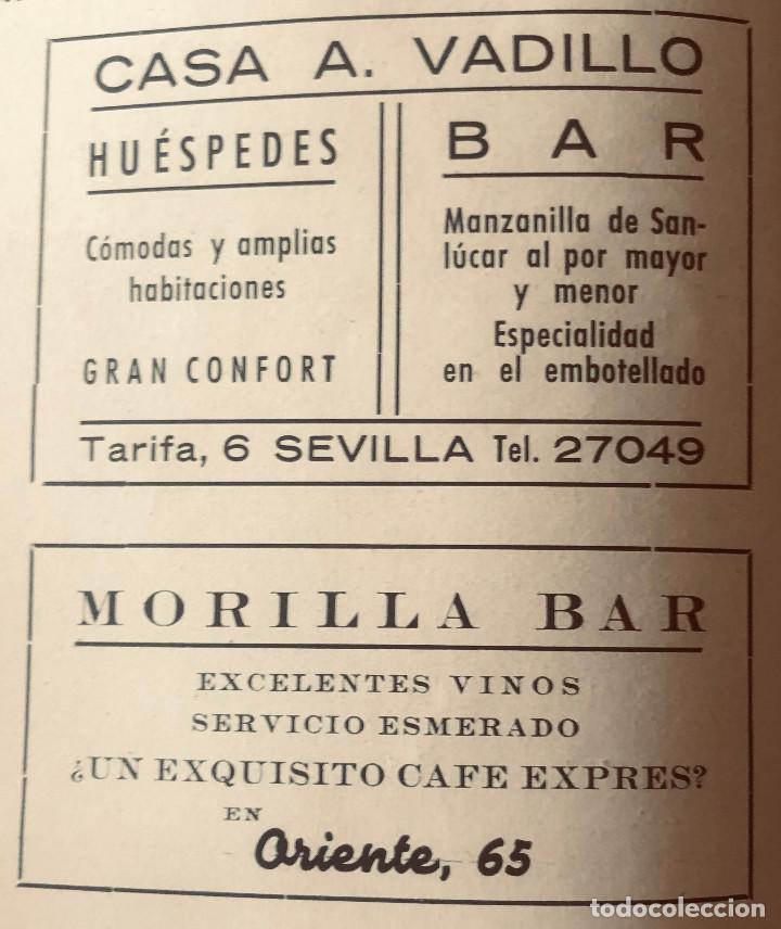 Otros art&iacute;culos de coleccionismo en papel: Publicidad original a&ntilde;o 1943. Bares 'Casa A. Vadillo' y 'Morilla', Sevilla. 8 x 9 cm. Buen estado.