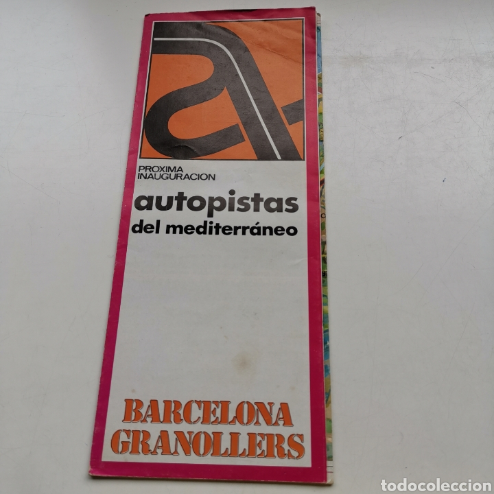 Outros artigos de papel: Folleto de Inauguraci&oacute;n de la Autopista Barcelona Granollers de 1969