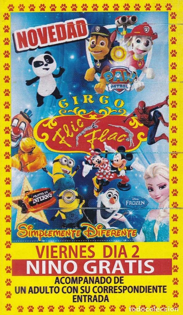 Otros Art&iacute;culos de Coleccionismo en Papel: FOLLETO PUBLICIDAD. CIRCO FLIC FLAC. VALEN&Ccedil;A. PORTUGAL (2016)