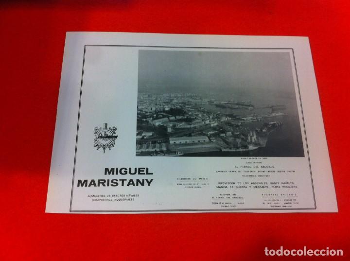 Paper Collecting Others: ANUNCIO PUBLICITARIO EN PAPEL. A&Ntilde;O 1984. FERROL. MIGUEL MARISTANY