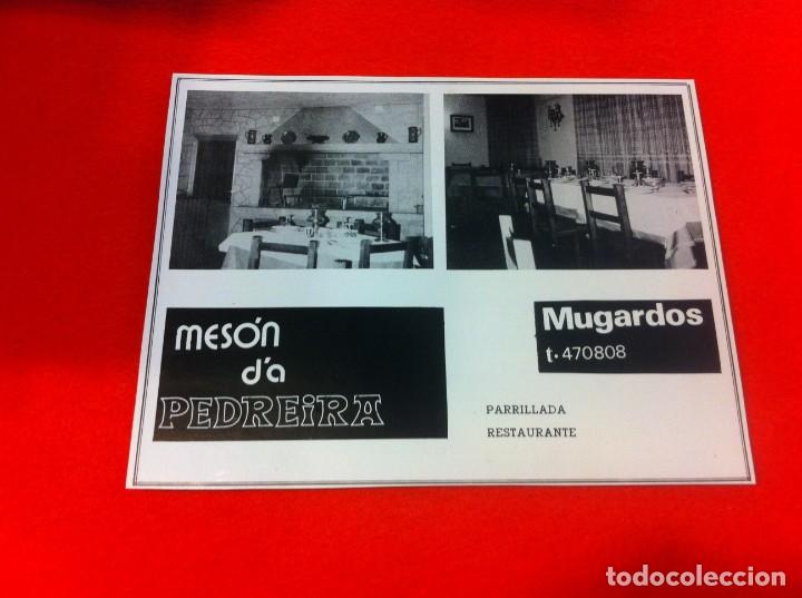 Paper Collecting Others: ANUNCIO PUBLICITARIO EN PAPEL. A&Ntilde;O 1984. FERROL. MES&Oacute;N DA PEDREIRA. MUGARDOS