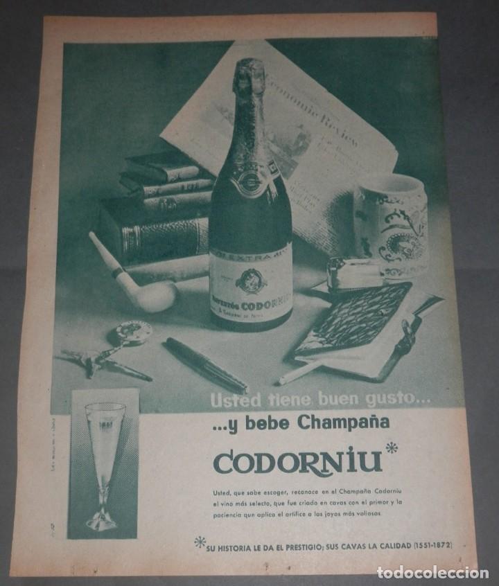 Otros art&iacute;culos de coleccionismo en papel: HOJA COM PUBLICIDAD DE LA MARCA LA CAVA CODORNIU