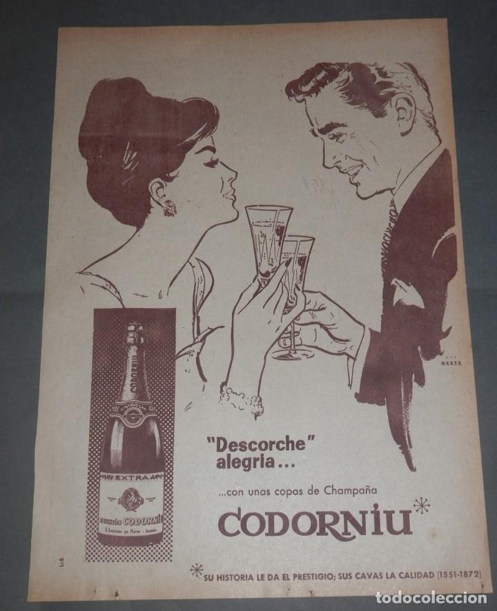 Otros art&iacute;culos de coleccionismo en papel: HOJA COM PUBLICIDAD DE LA MARCA LA CAVA CODORNIU