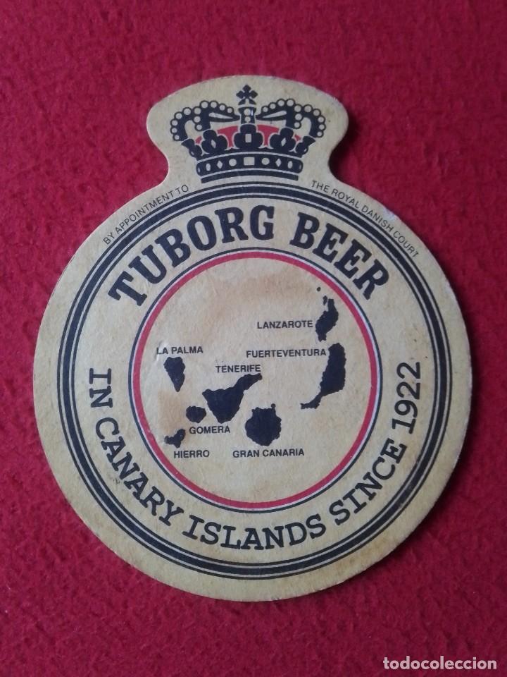 Otros Art&iacute;culos de Coleccionismo en Papel: POSAVASOS COASTER MAT CERVEZA TUBORG BEER CERVEJA BIER LA BI&Egrave;RE BIRRA CANARY ISLANDS ISLAS CANARIAS.