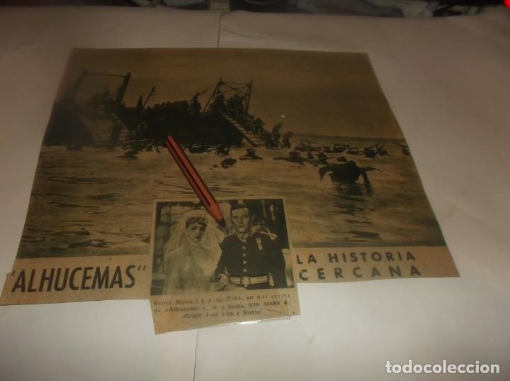 Otros Art&iacute;culos de Coleccionismo en Papel: RECORTE A&Ntilde;O 1945.- LA CANTANTE SARA MONTIEL Y JULIO PE&Ntilde;A , EN ESCENA DE LA PELICULA ALHUCEMAS