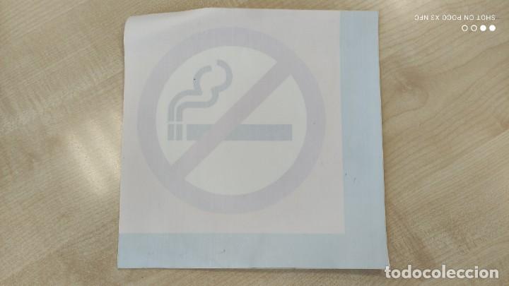 Otros art&iacute;culos de coleccionismo en papel: SE&Ntilde;AL O PEGATINA ADHESIVA -ADHESIVO PROHIBIDO FUMAR - GRAN TAMA&Ntilde;O.