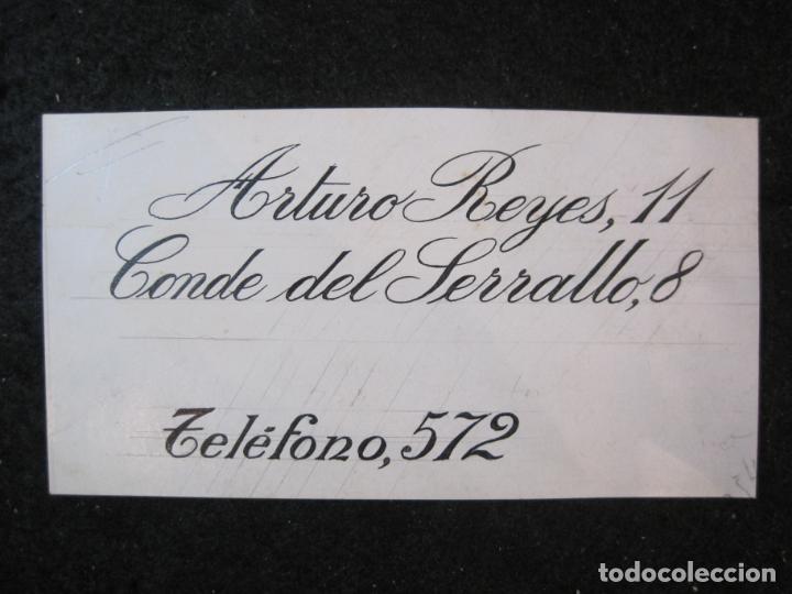 Outros artigos de papel: ARTURO REYES 11-CONDE DEL SERRALLO 8-ORIGINAL PUBLICIDAD-VER FOTOS-(87.972)