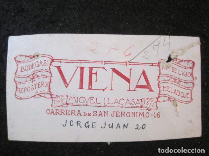 Otros art&iacute;culos de coleccionismo en papel: BODEGAS REPOSTERIA HELADOS PAN DE LUJO VIENA-ORIGINAL PUBLICIDAD-VER FOTOS-(87.991)