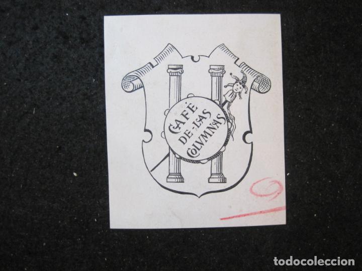 Outros artigos de papel: CAFE DE LAS COLUMNAS-ORIGINAL PUBLICIDAD-VER FOTOS-(87.992)