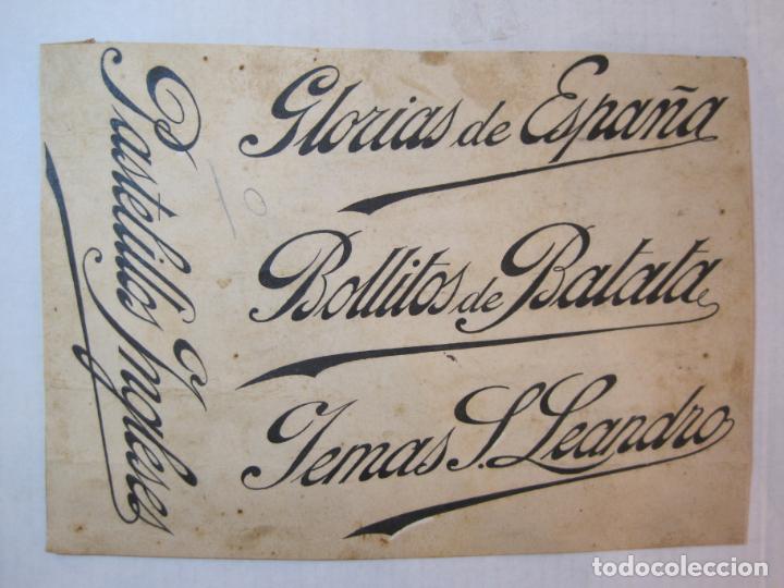 Otros art&iacute;culos de coleccionismo en papel: PASTELITOS INGLESES-BOLLITOS DE BATATA-TEMAS LEANDRO-ORIGINAL PUBLICIDAD-VER FOTOS-(K-5354)