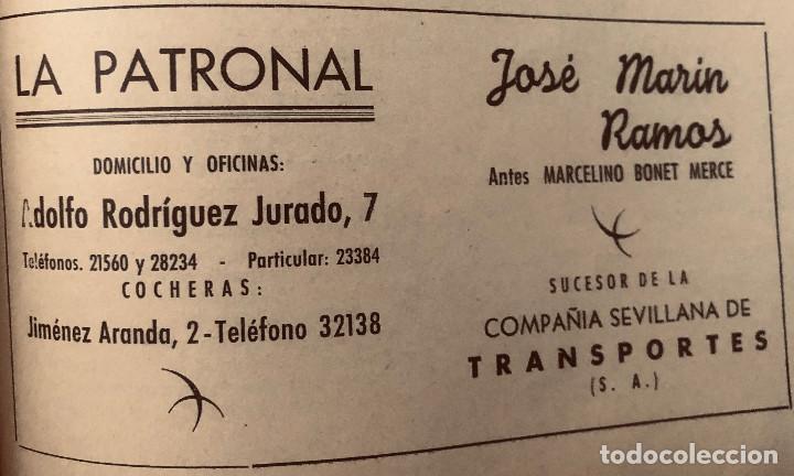 Otros art&iacute;culos de coleccionismo en papel: Publicidad original a&ntilde;o 1943. Transportes 'La Patronal', Sevilla. 8 x 14 cm. Buen estado.