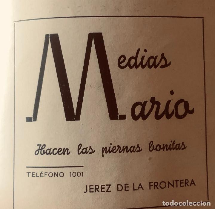 Otros art&iacute;culos de coleccionismo en papel: Publicidad original a&ntilde;o 1943. Medias 'Mario', Jerez de la Frontera. 8 x 8 cm. Buen estado.