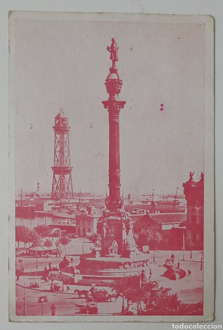 Otros Art&iacute;culos de Coleccionismo en Papel: OBSEQUIO a los visitantes del monumento a CRIST&Oacute;BAL COL&Oacute;N de Barcelona.