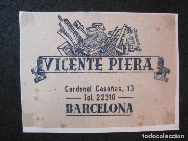 Outros artigos de papel: BARCELONA-VICENTE PIERA-PAPEL O ENVOLTORIO ANTIGUO-VER FOTOS-(K-5436)