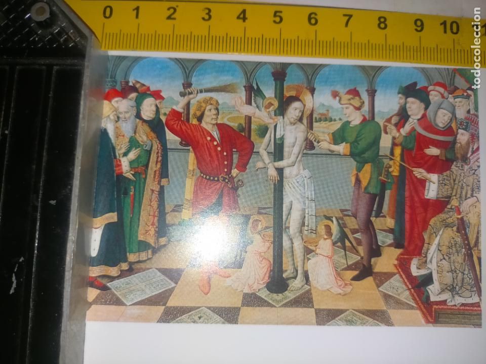 Altri oggetti di carta: DE UN RECORTE ENCICLOPEDICO SEMANA SANTA SEVILLA - FLAGELACION DE CRISTO MUSEO PARIS LOUVRE