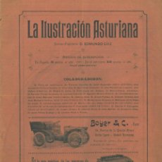 Altri oggetti di carta: LA ILUSTRACIÓN ASTURIANA (SAN ESTEBAN DE PRAVIA, MUROS. 1904). AÑO I. ABRIL DE 1904. Nº 4 [ORIGINAL]