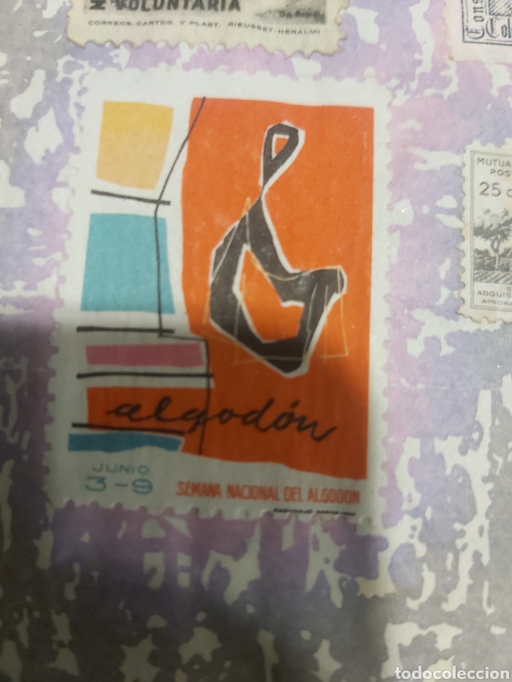 Collectionnisme Papier divers: SELLO PUBLICITARIO ALGOD&Oacute;N SEMANA