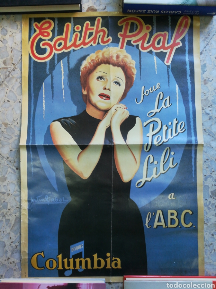 Outros artigos de papel: Poster Edith Piaf La Petite LiLi. 57x39