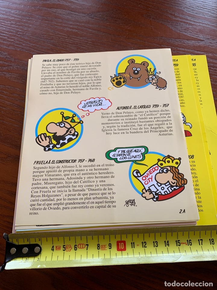 Otros Art&iacute;culos de Coleccionismo en Papel: Historia de Espa&ntilde;a de Forges. Fichas 2 a 25