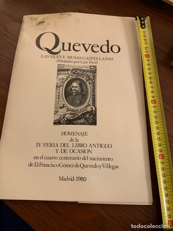Otros Art&iacute;culos de Coleccionismo en Papel: Carpeta conmemorativa del 400 aniversario del nacimiento de Quevedo. Las 9 musas castellanas l&aacute;minas