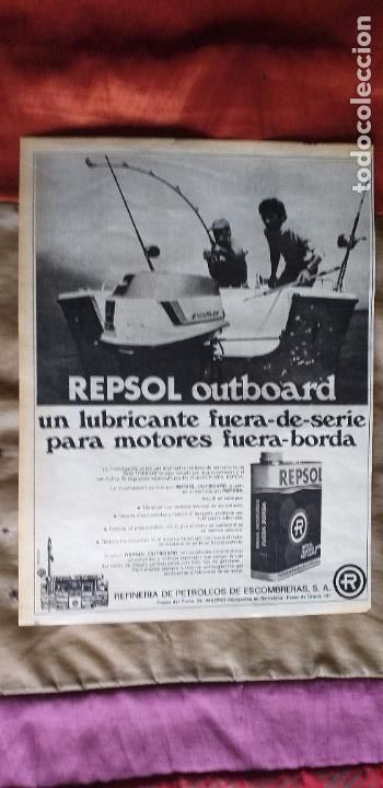 Sammelleidenschaft Andere Papierartikel: PUBLICIDAD-V82-HOJA-RECORTE-PRENSA-REPSOL-GLORIA OSUNA