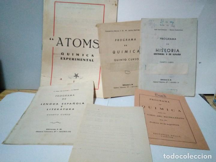 Otros art&iacute;culos de coleccionismo en papel: Antiguos programas de bachillerto