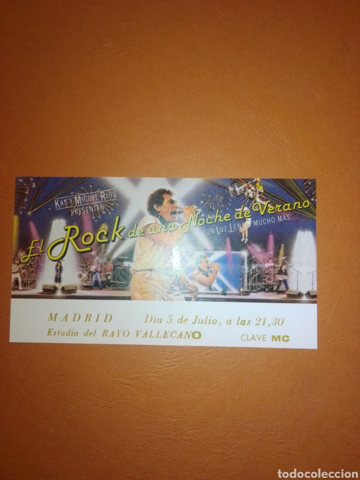 Otros Art&iacute;culos de Coleccionismo en Papel: Entrada Miguel R&iacute;os Facsimil