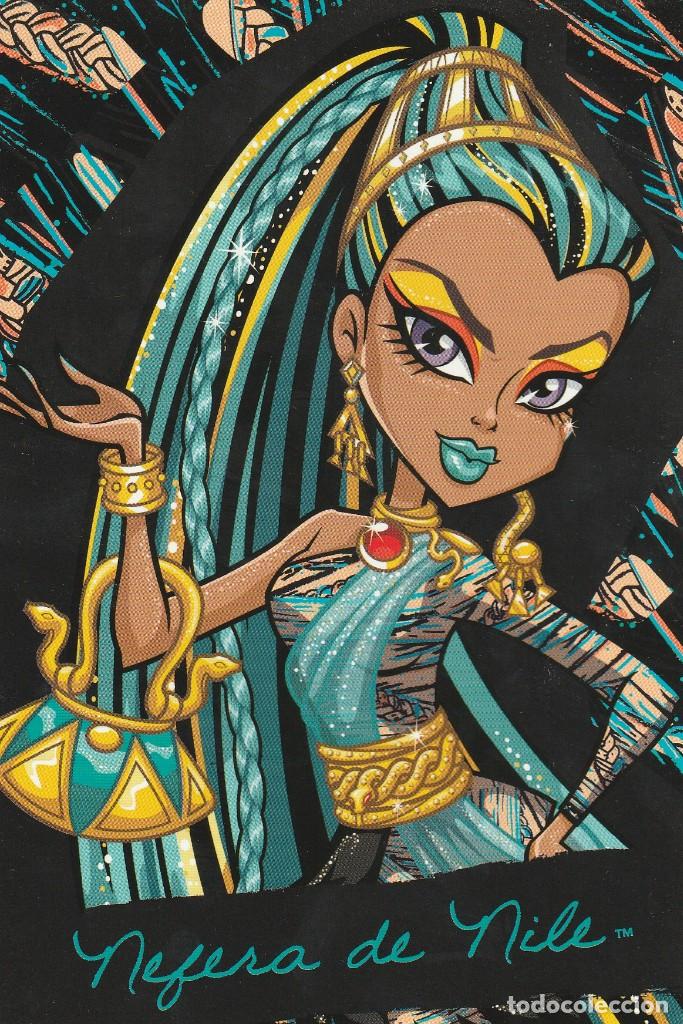 Otros Art&iacute;culos de Coleccionismo en Papel: 1 TARJETA TIPO POSTAL PANINI 2011 - MONSTER HIGH - 29 NEFERA DE NILE