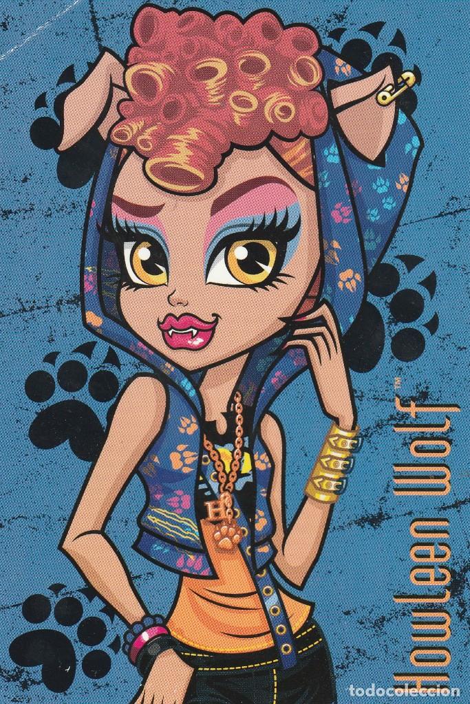 Otros Art&iacute;culos de Coleccionismo en Papel: 1 TARJETA TIPO POSTAL PANINI 2011 - MONSTER HIGH - 36 HOWLENN WOLF