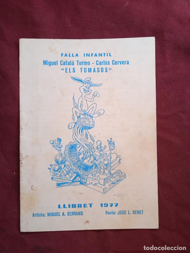Otros Art&iacute;culos de Coleccionismo en Papel: Fallas de Valencia. Llibret de la falla infantil Tomasos 1977