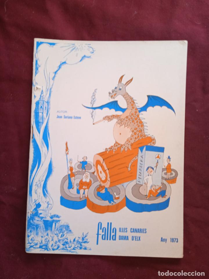 Otros Art&iacute;culos de Coleccionismo en Papel: Fallas de Valencia. Llibret de la falla Canarias Canaries Elx 1973