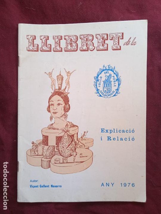 Otros Art&iacute;culos de Coleccionismo en Papel: Fallas de Valencia. Llibret de la falla del Poble. Alboraya, Alboraia 1976