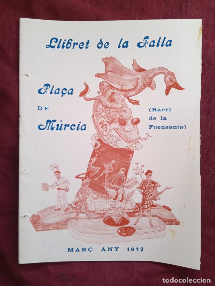 Otros Art&iacute;culos de Coleccionismo en Papel: Fallas de Valencia. Llibret de la falla Placa de Murcia 1973