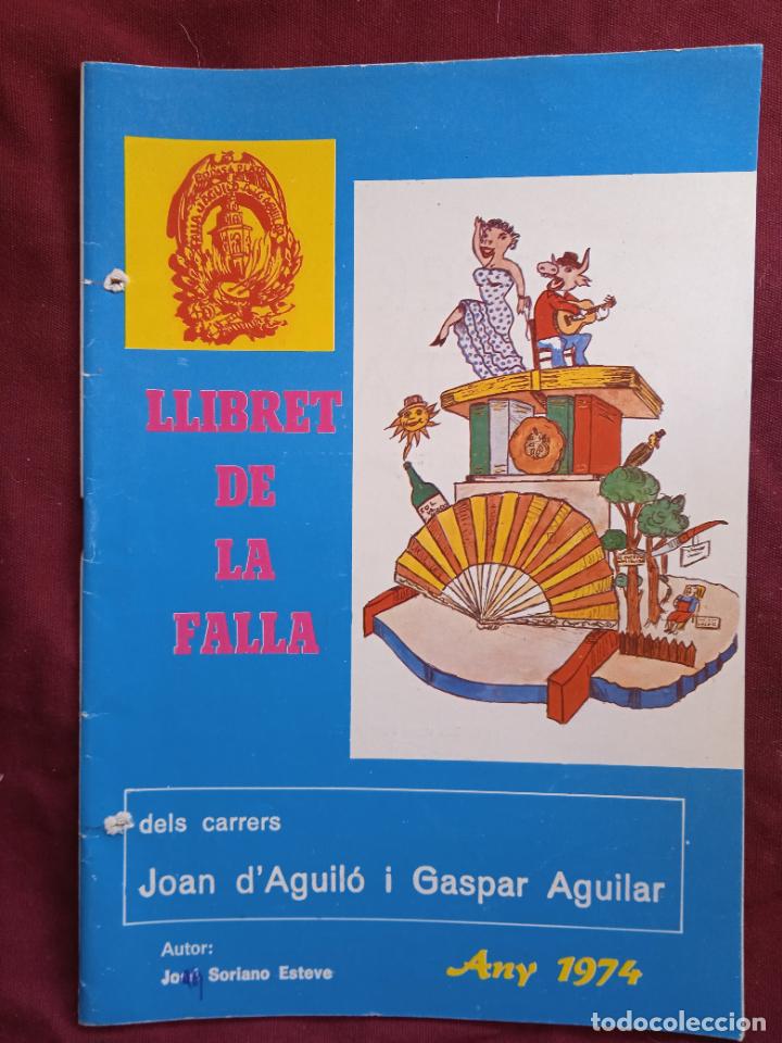 Otros Art&iacute;culos de Coleccionismo en Papel: Fallas de Valencia. Llibret de la falla Joan d'Aguil&oacute; i Gaspar Aguilar 1974