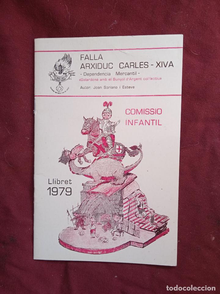 Otros Art&iacute;culos de Coleccionismo en Papel: Fallas de Valencia. Llibret de la falla infantil Arxiduc Carles Xiva 1979