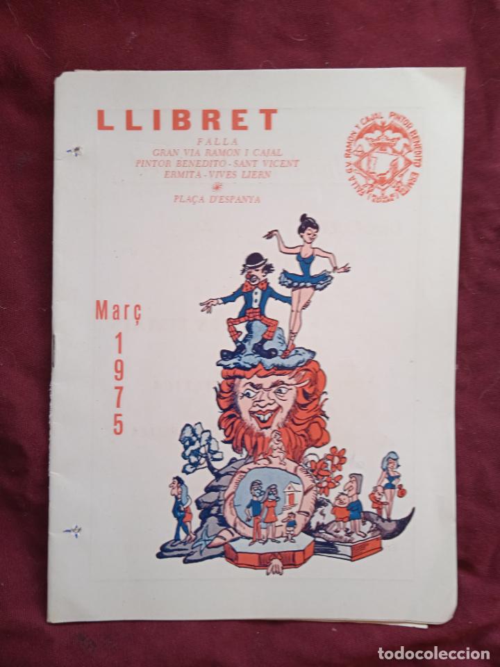 Otros Art&iacute;culos de Coleccionismo en Papel: Fallas de Valencia. Llibret de la falla Ram&oacute;n y Cajal 1975