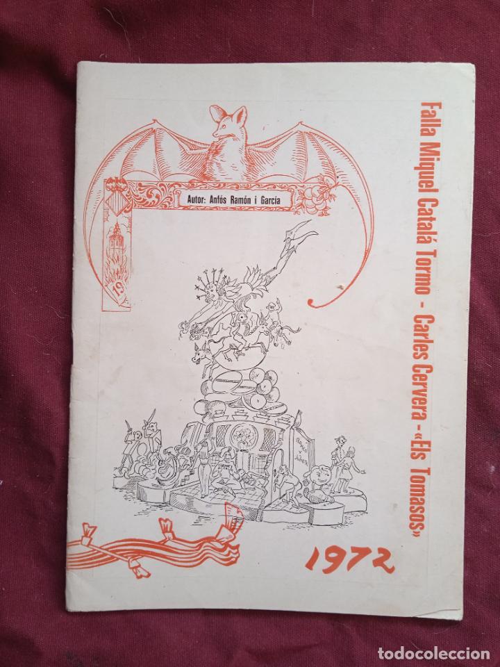 Otros Art&iacute;culos de Coleccionismo en Papel: Fallas de Valencia. Llibret de la falla Miquel Catal&aacute; Tormo Carles Cervera Tomasos 1972