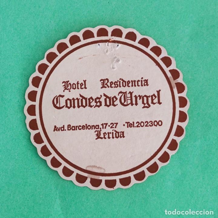 Paper Collecting Others: POSAVASOS -LLEIDA - HOTEL RESIDENCIA CONDES DE URGEL