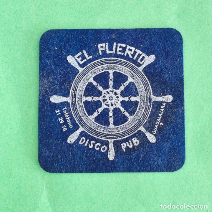 Otros art&iacute;culos de coleccionismo en papel: POSAVASOS -GUADALAJARA - EL PUERTO - DISCO PUB - TIMON NAVAL