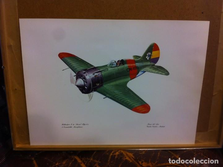 Outros artigos de papel: L&Aacute;MINA. MUSEO DEL AIRE, CUATRO VIENTOS. MADRID. POLIKARPOV CKB I-16, MOSCA. MEDIDAS: 44 X 32CM