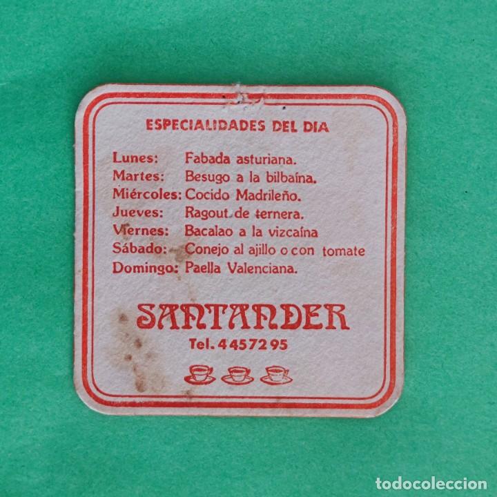 Altri oggetti di carta: POSAVASOS - MADRID - CAFETERIA SANTANDER - PLAZA SANTA BARBARA