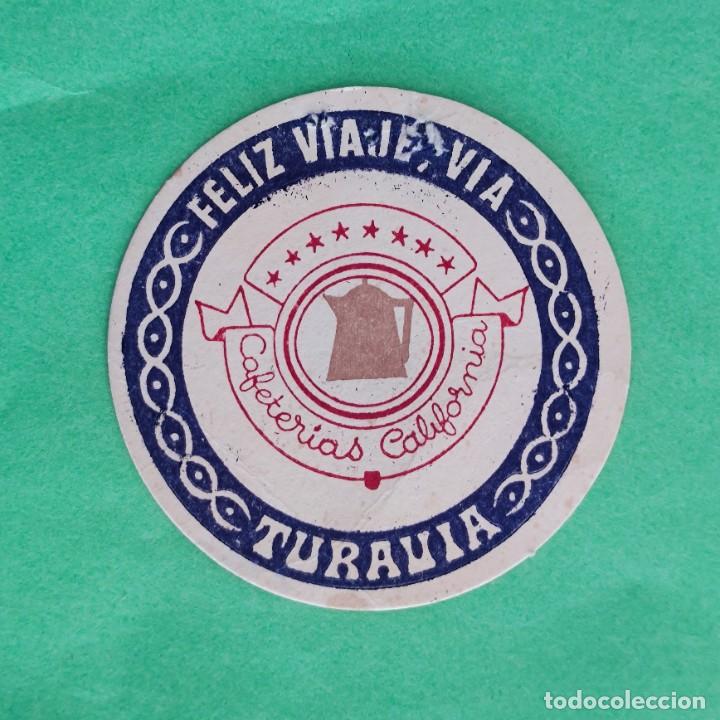 Paper Collecting Others: POSAVASOS - MADRID - CAFETERIAS CALIFORNIA - VIAJES TURAVIA - CAFETERA