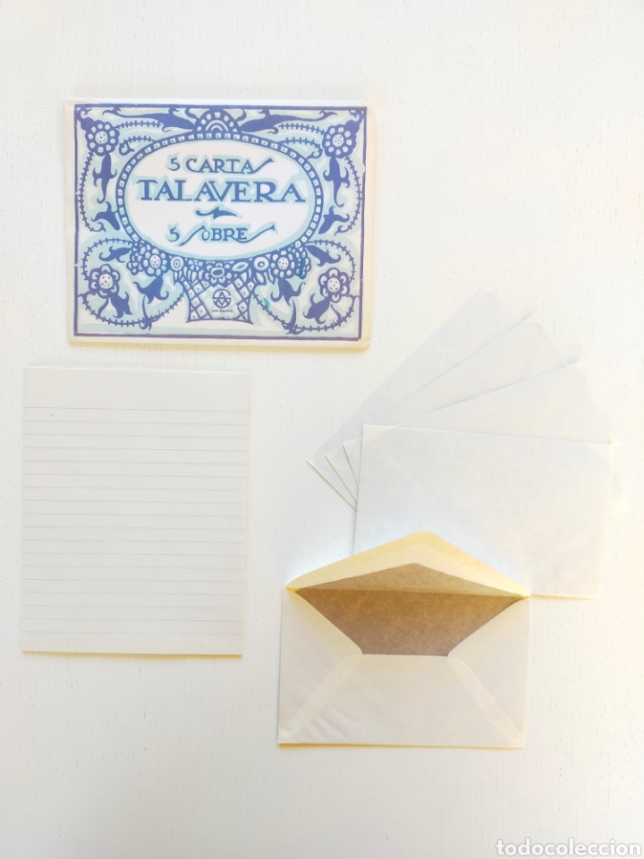 Otros Art&iacute;culos de Coleccionismo en Papel: Antiguos Sobres y cartas Talavera