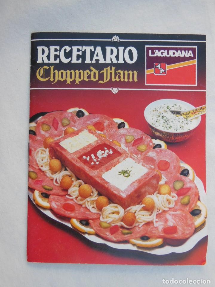 Otros art&iacute;culos de coleccionismo en papel: ANTIGUO RECETARIO: CHOPPED HAM L'AGUDANA