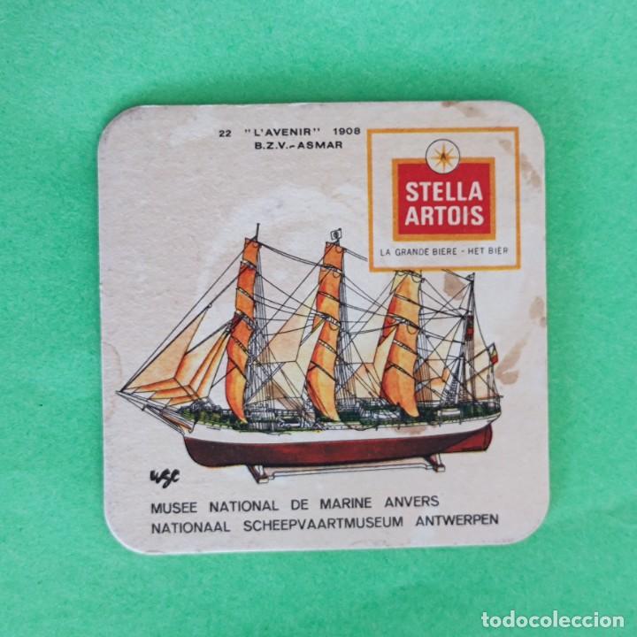 Paper Collecting Others: POSAVASOS CERVEZA - STELLA ARTOIS - 22 L&rsquo;AVENIR - BARCO VELERO