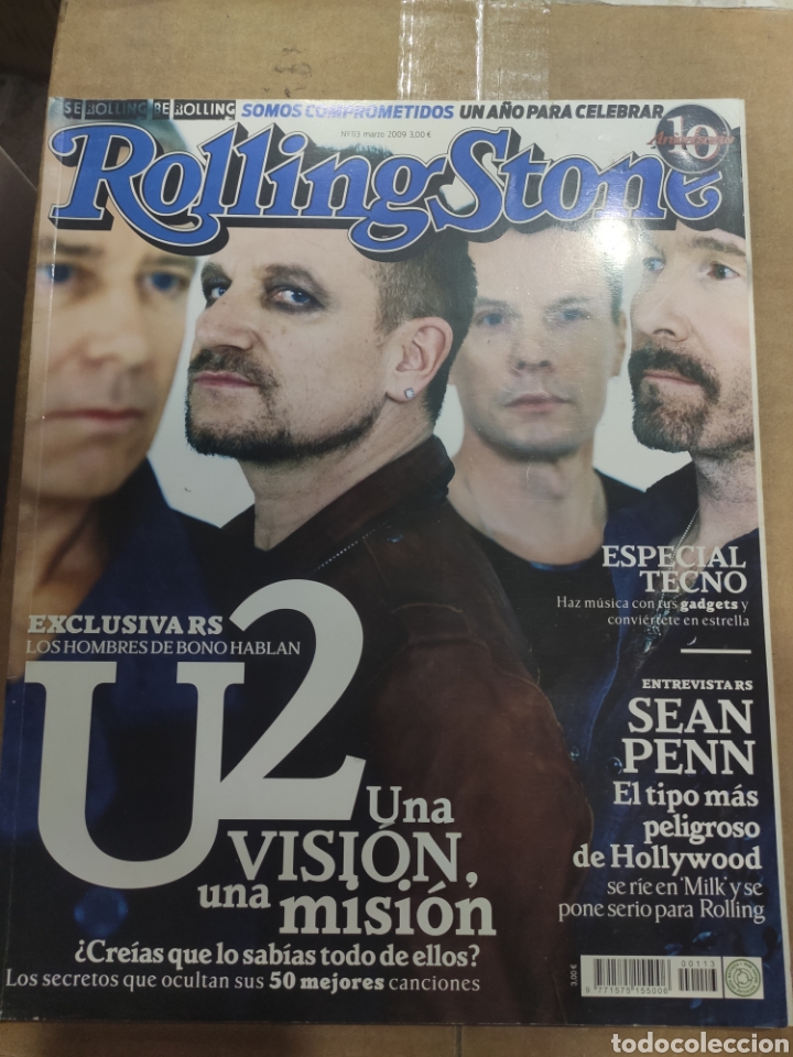 Outros artigos de papel: Revista Rolling Stone 2009 . U2