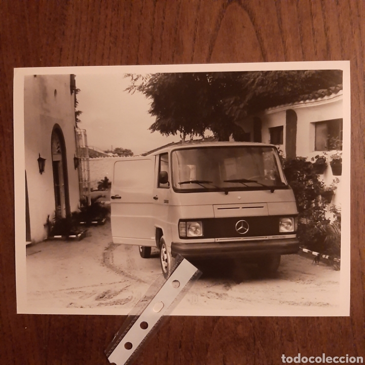 Outros artigos de papel: Fotograf&iacute;a furgoneta Mercedes benz