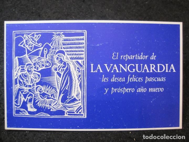 Sammelleidenschaft Andere Papierartikel: EL REPARTIDOR DE LA VANGUARDIA ESPA&Ntilde;OLA-FELICITACION ANTIGUA NAVIDAD-VER FOTOS-(K-5702)