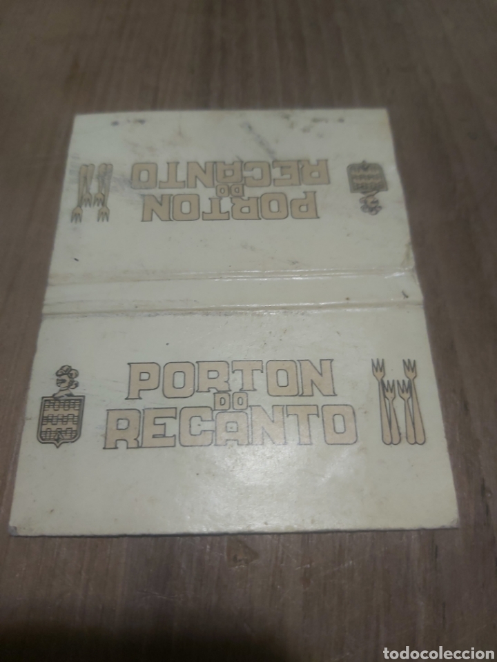 Paper Collecting Others: LUGO PORTON DO RECANTO CLUB RESTAURANTE CAFETER&Iacute;A CAJA CERILLAS VINTAGE PUBLICIDAD F&Oacute;SFOROS